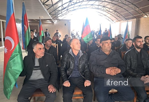 Group of ex-IDPs arrives home in Azerbaijan's Aghdara settlements (PHOTO)