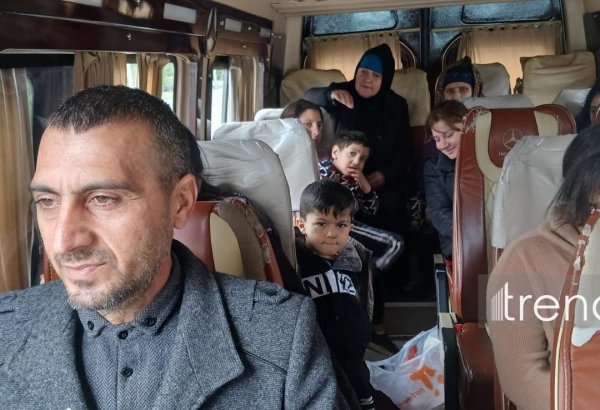Group of ex-IDPs returns home in Azerbaijan's Aghdara settlements (PHOTO)