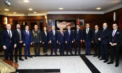 Chairman of Turkish Grand National Assembly's Foreign Relations Committee arrives in Azerbaijan (PHOTO)