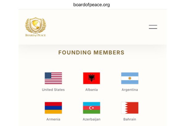 Website of Board of Peace launched