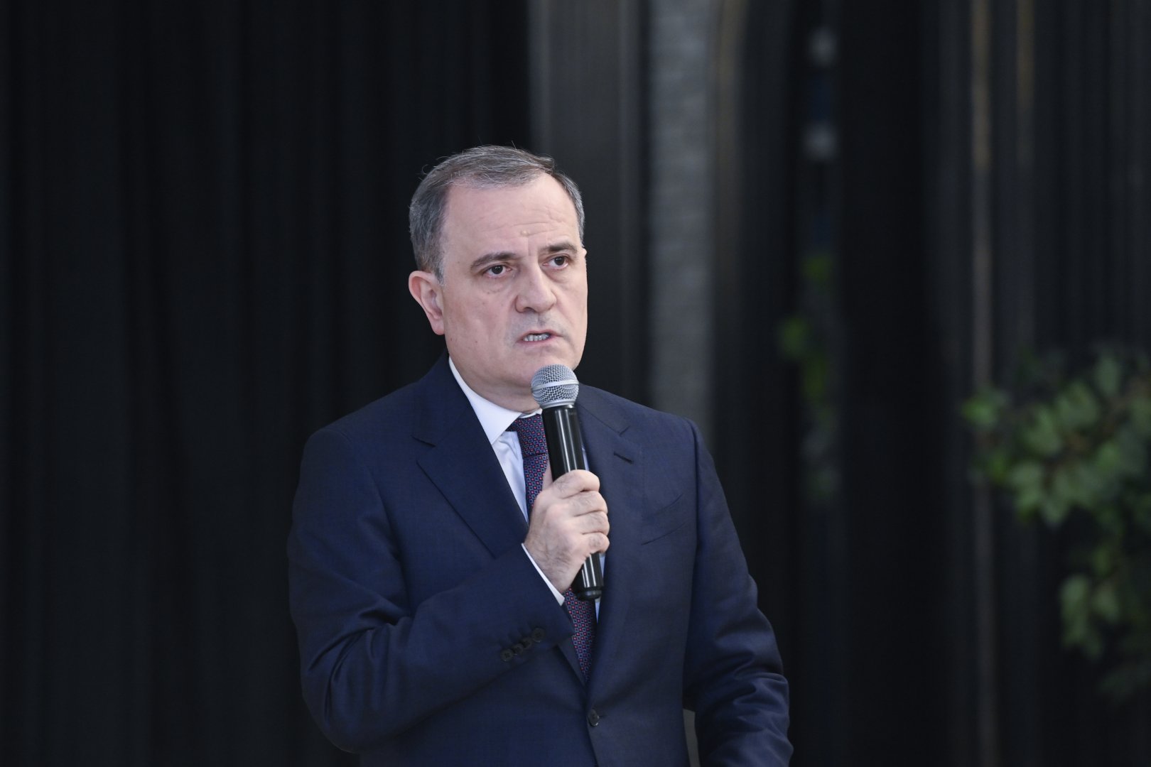 Azerbaijan FM emphasizes importance of peace in Gaza Strip (PHOTO)