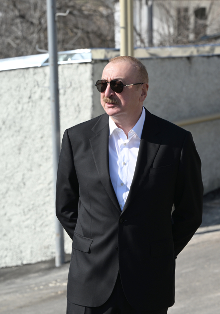 President Ilham Aliyev, First Lady Mehriban Aliyeva, inspect reconstruction progress in Khanabad village of Khojaly district (PHOTO/VIDEO)