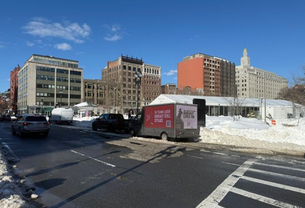 Khojaly Genocide awareness campaign illuminates Boston streets (PHOTO)