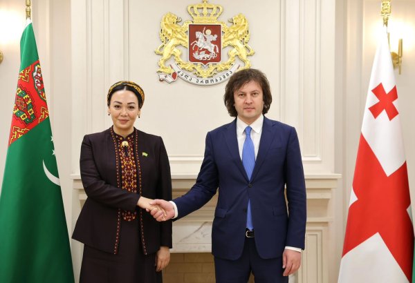 Turkmen Parliament Speaker meets Georgian PM to view bilateral ties
