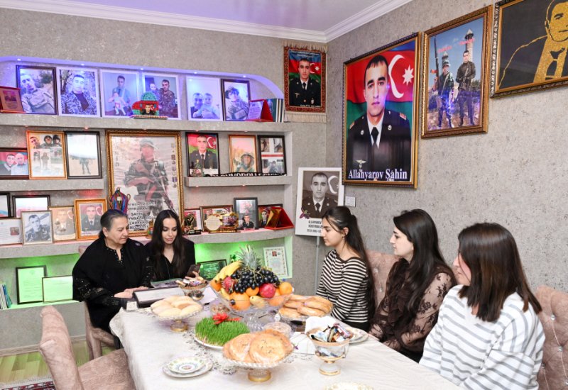 Leyla Aliyeva visits family of Hero of Patriotic War Shahin Allahyarov (PHOTO)