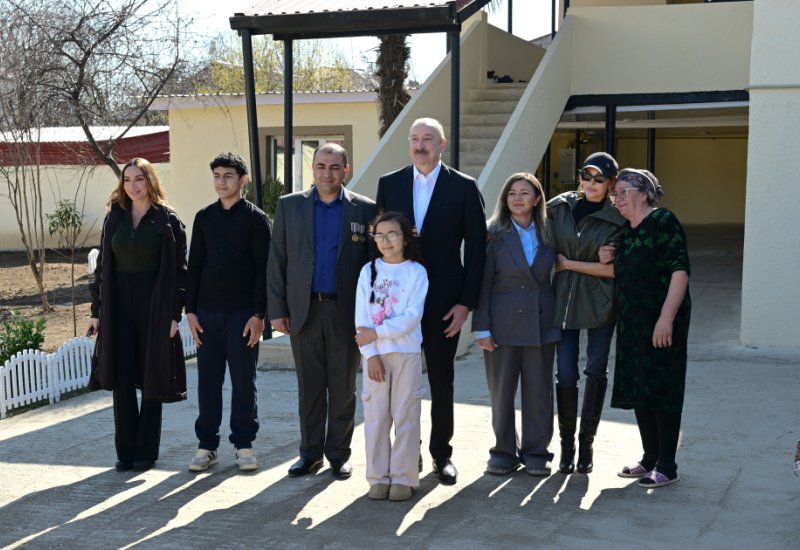 President Ilham Aliyev, First Lady Mehriban Aliyeva, inspect reconstruction progress in Khojavend town (PHOTO/VIDEO)