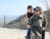 President Ilham Aliyev, First Lady Mehriban Aliyeva, inspect reconstruction progress in Khanabad village of Khojaly district (PHOTO/VIDEO)