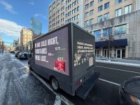 Khojaly Genocide awareness campaign illuminates Boston streets (PHOTO)