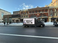 Khojaly Genocide awareness campaign illuminates Boston streets (PHOTO)