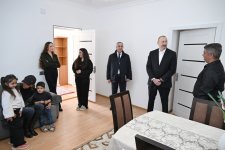 President Ilham Aliyev, First Lady Mehriban Aliyeva, inspect reconstruction progress in Khanabad village of Khojaly district (PHOTO/VIDEO)