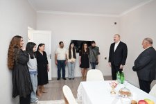 President Ilham Aliyev, First Lady Mehriban Aliyeva inspect reconstruction progress in Khojavend village (PHOTO/VIDEO)