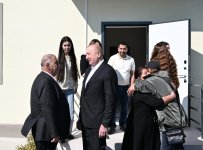 President Ilham Aliyev, First Lady Mehriban Aliyeva inspect reconstruction progress in Khojavend village (PHOTO/VIDEO)
