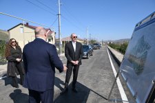 President Ilham Aliyev, First Lady Mehriban Aliyeva inspect reconstruction progress in Khojavend village (PHOTO/VIDEO)