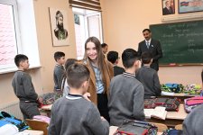 Leyla Aliyeva and Alena Aliyeva visit boarding school and STEAM Center in Guba (PHOTO)