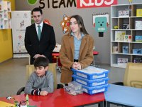 Leyla Aliyeva and Alena Aliyeva visit boarding school and STEAM Center in Guba (PHOTO)