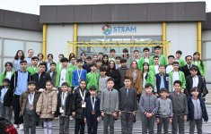 Leyla Aliyeva and Alena Aliyeva visit boarding school and STEAM Center in Guba (PHOTO)