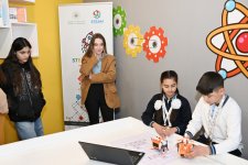 Leyla Aliyeva and Alena Aliyeva visit boarding school and STEAM Center in Guba (PHOTO)