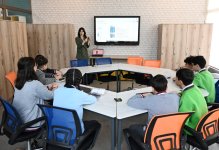 Leyla Aliyeva and Alena Aliyeva visit boarding school and STEAM Center in Guba (PHOTO)