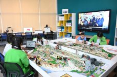 Leyla Aliyeva and Alena Aliyeva visit boarding school and STEAM Center in Guba (PHOTO)