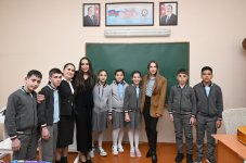 Leyla Aliyeva and Alena Aliyeva visit boarding school and STEAM Center in Guba (PHOTO)