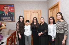 Leyla Aliyeva visits family of Hero of Patriotic War Shahin Allahyarov (PHOTO)