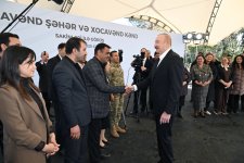 President Ilham Aliyev, First Lady Mehriban Aliyeva meet with residents of Khojavend town and Khojavend village (PHOTO)