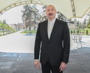 President Ilham Aliyev, First Lady Mehriban Aliyeva meet with residents of Khojavend town and Khojavend village (PHOTO)