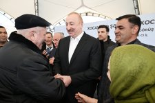 President Ilham Aliyev, First Lady Mehriban Aliyeva meet with residents of Khojavend town and Khojavend village (PHOTO)