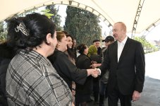 President Ilham Aliyev, First Lady Mehriban Aliyeva meet with residents of Khojavend town and Khojavend village (PHOTO)