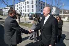 President Ilham Aliyev, First Lady Mehriban Aliyeva, inspect reconstruction progress in Khojavend town (PHOTO/VIDEO)