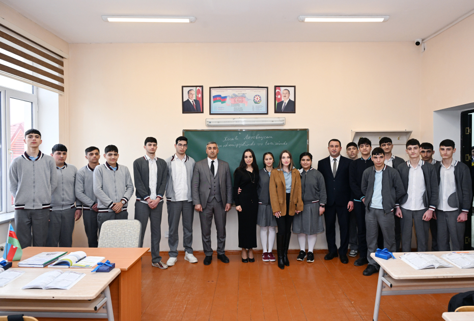Leyla Aliyeva and Alena Aliyeva visit boarding school and STEAM Center in Guba (PHOTO)