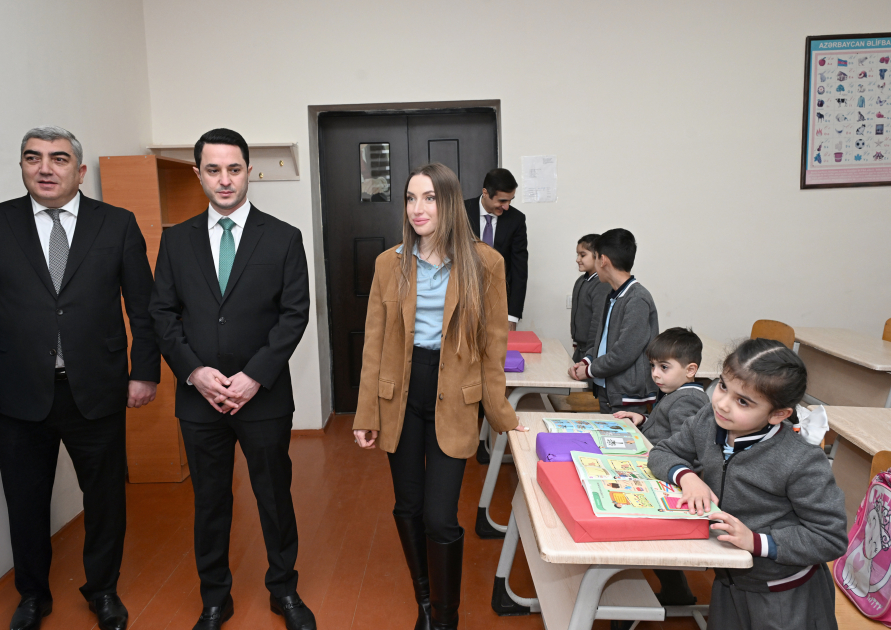 Leyla Aliyeva and Alena Aliyeva visit boarding school and STEAM Center in Guba (PHOTO)