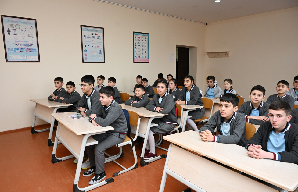 Leyla Aliyeva and Alena Aliyeva visit boarding school and STEAM Center in Guba (PHOTO)