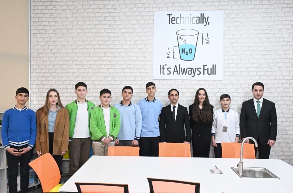 Leyla Aliyeva and Alena Aliyeva visit boarding school and STEAM Center in Guba (PHOTO)