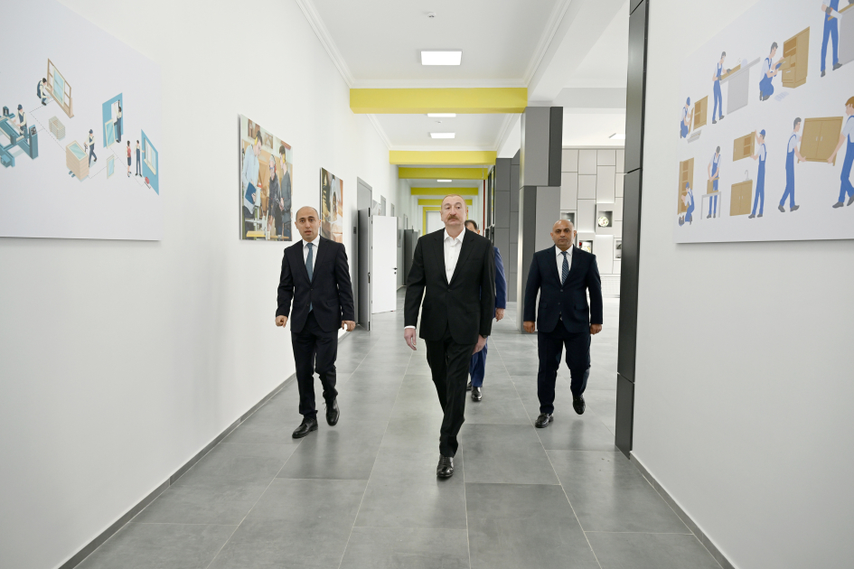 President Ilham Aliyev attends inauguration of Lankaran State Vocational Education Center (PHOTO)