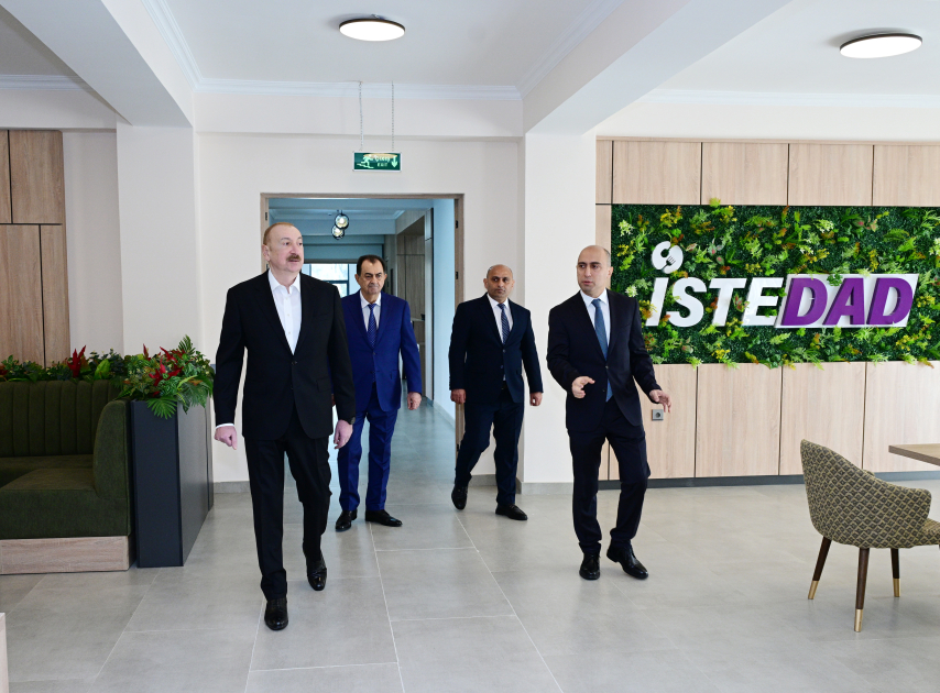 President Ilham Aliyev attends inauguration of Lankaran State Vocational Education Center (PHOTO)
