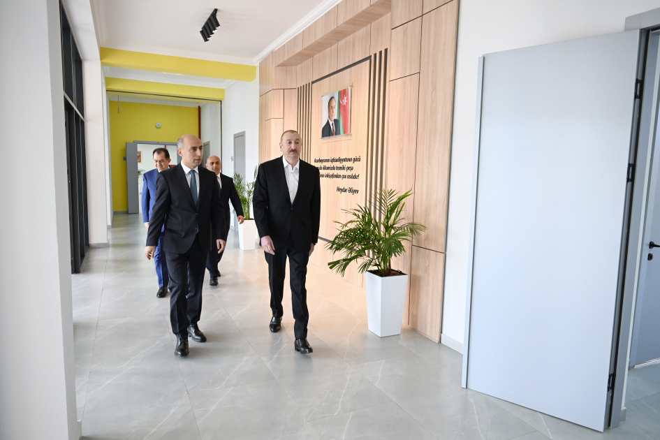 President Ilham Aliyev attends inauguration of Lankaran State Vocational Education Center (PHOTO)