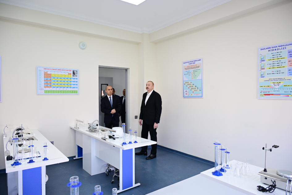 President Ilham Aliyev attends inauguration of Lankaran State Vocational Education Center (PHOTO)