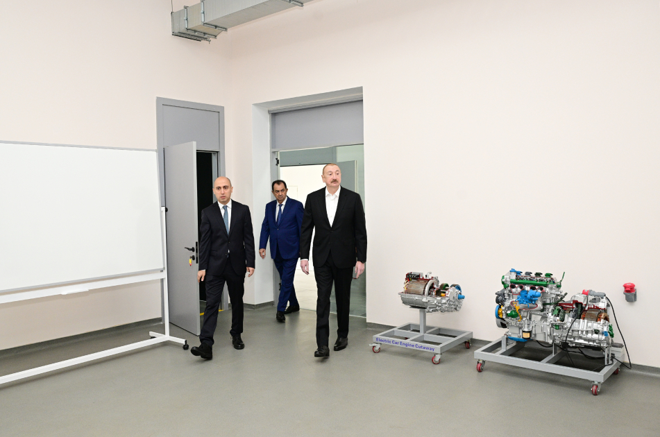 President Ilham Aliyev attends inauguration of Lankaran State Vocational Education Center (PHOTO)