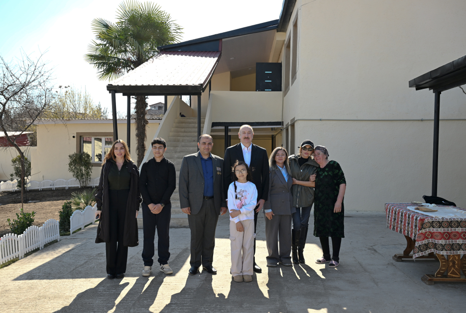President Ilham Aliyev, First Lady Mehriban Aliyeva, inspect reconstruction progress in Khojavend town (PHOTO/VIDEO)