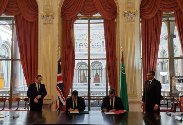 Turkmenistan, UK sign 2026-2027 Cooperation Program