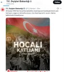 Turkish Foreign Ministry shares social media post on Khojaly genocide (PHOTO)