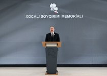 President Ilham Aliyev, First Lady Mehriban Aliyeva, attend opening of Khojaly Genocide Memorial (PHOTO/VIDEO)