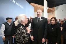 President Ilham Aliyev, First Lady Mehriban Aliyeva, attend opening of Khojaly Genocide Memorial (PHOTO/VIDEO)