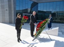 President Ilham Aliyev, First Lady Mehriban Aliyeva, attend opening of Khojaly Genocide Memorial (PHOTO/VIDEO)
