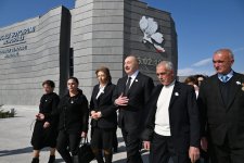 President Ilham Aliyev, First Lady Mehriban Aliyeva, attend opening of Khojaly Genocide Memorial (PHOTO/VIDEO)