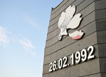 President Ilham Aliyev, First Lady Mehriban Aliyeva, attend opening of Khojaly Genocide Memorial (PHOTO/VIDEO)