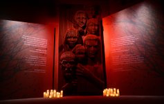 President Ilham Aliyev, First Lady Mehriban Aliyeva, attend opening of Khojaly Genocide Memorial (PHOTO/VIDEO)