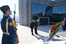 President Ilham Aliyev, First Lady Mehriban Aliyeva, attend opening of Khojaly Genocide Memorial (PHOTO/VIDEO)