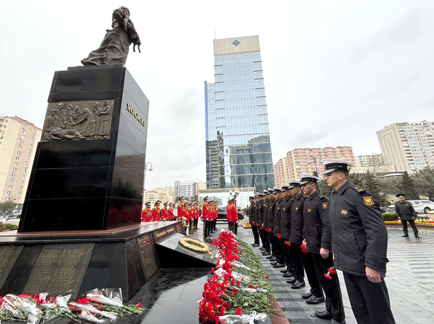 Azerbaijan Army commemorates anniversary of Khojaly genocide (PHOTO)
